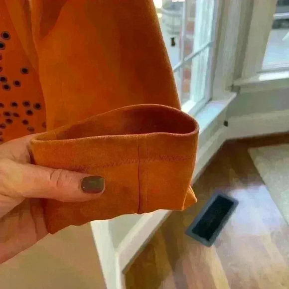 Etcetera Suede Jacket Great Used Condition Womens 6 - Picture 8 of 13